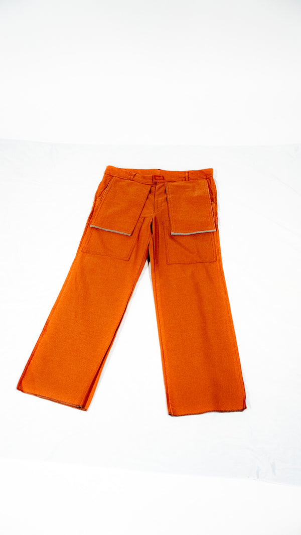 Rust Wide Leg Trouser